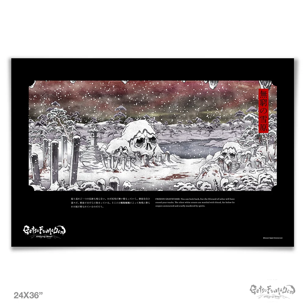 Póster Frozen Graveyard de Getsu Fuma Den