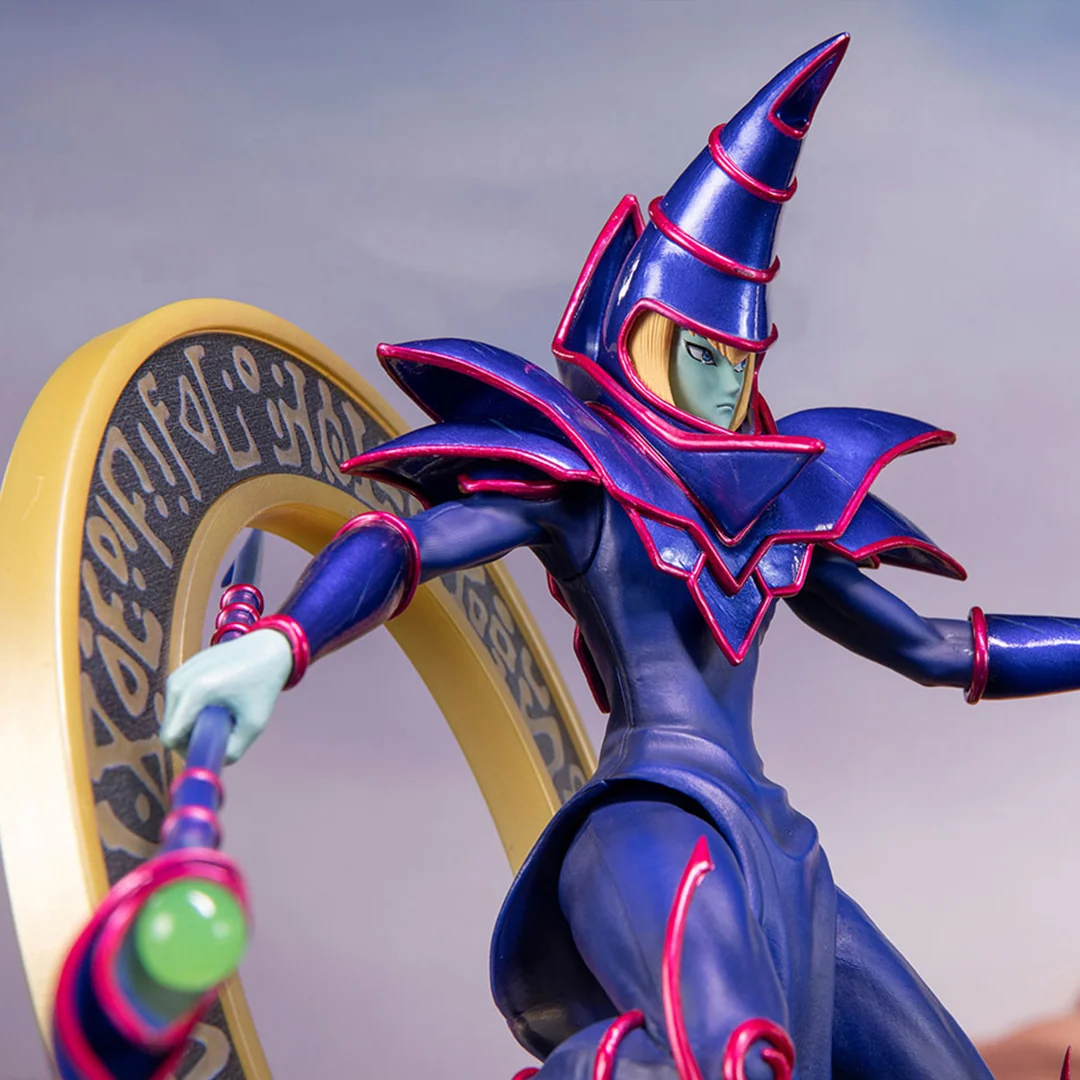 Yu-Gi-Oh! Dunkler Magier PVC-Figur blaue Variante Standard Edition von First 4 Figures