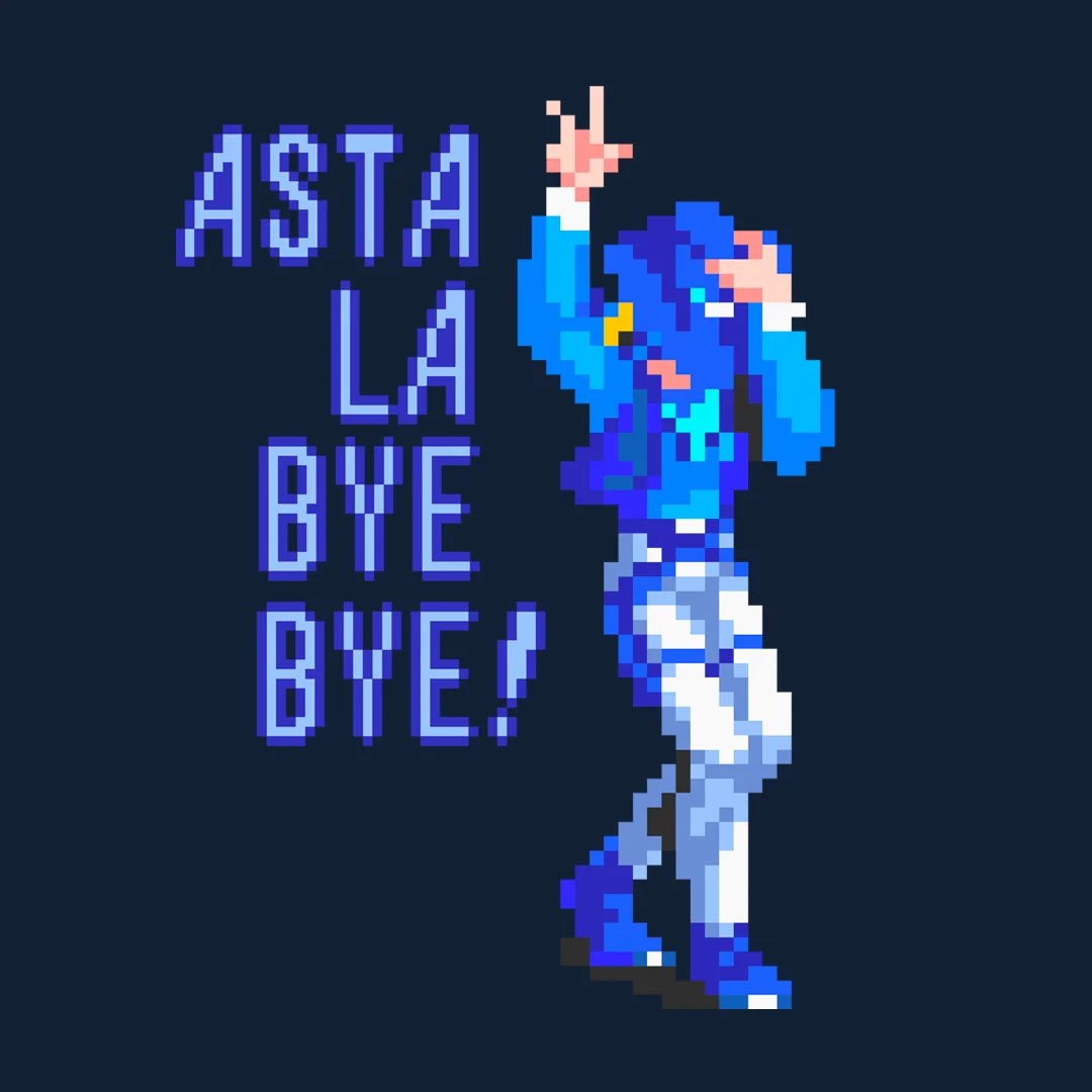 Asta La Bye-Bye T-shirt voor heren en dames