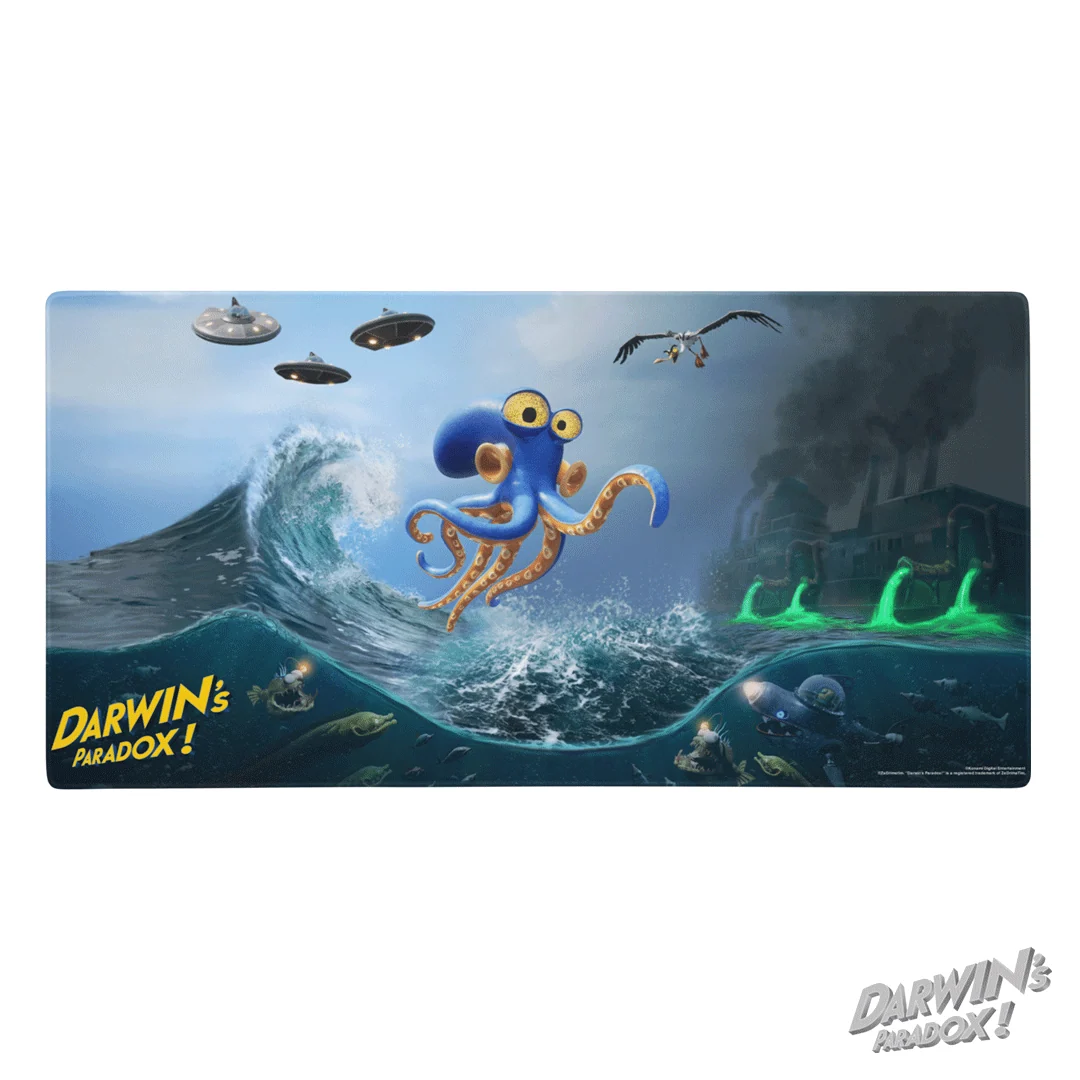 Darwin's Paradox Gaming Mouse Pad 36 x 18 Inch Desk Mat