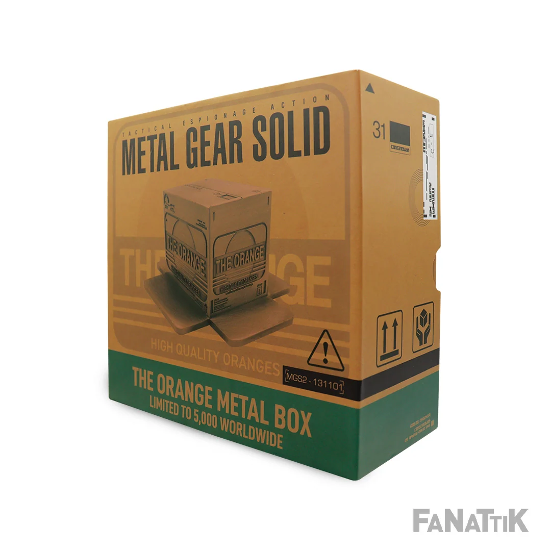 Metal Gear Solid 2 仿古鍍金紙皮箱復刻版 Fanattik