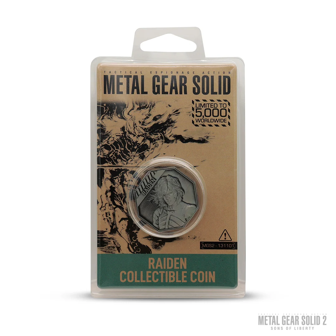 Metal Gear Solid 2 Raiden Limited Edition samlercoin