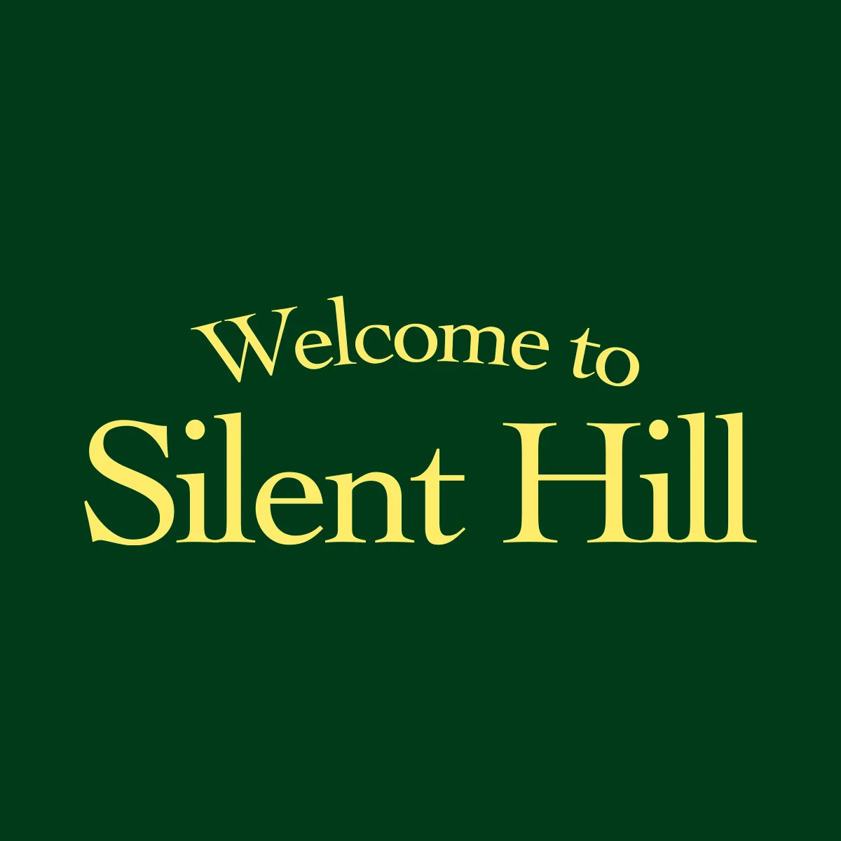 Welcome To Silent Hill Trucker Hat with Front Embroidery