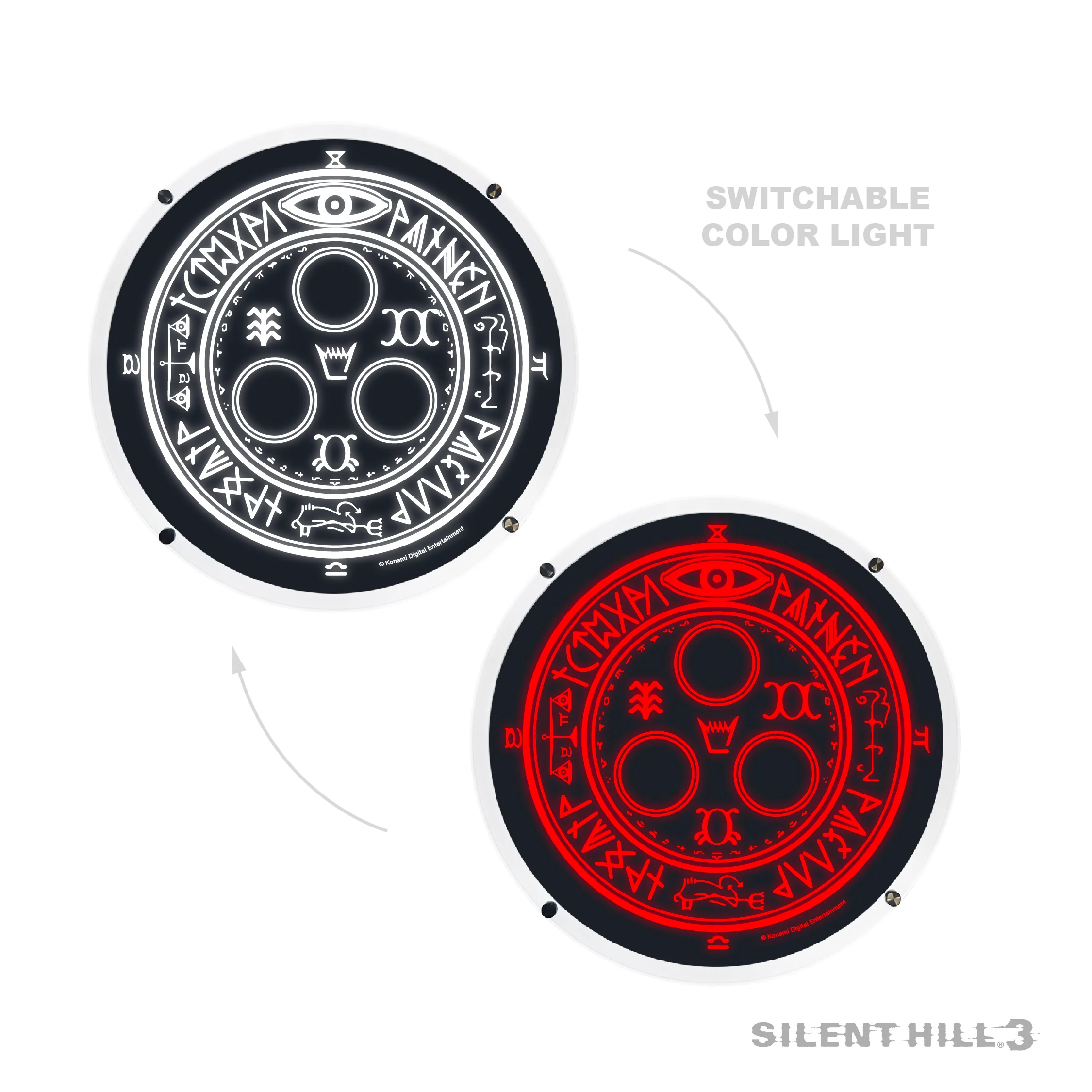 SILENT Hill 3 Halo of the Sun LED Sign for Fans