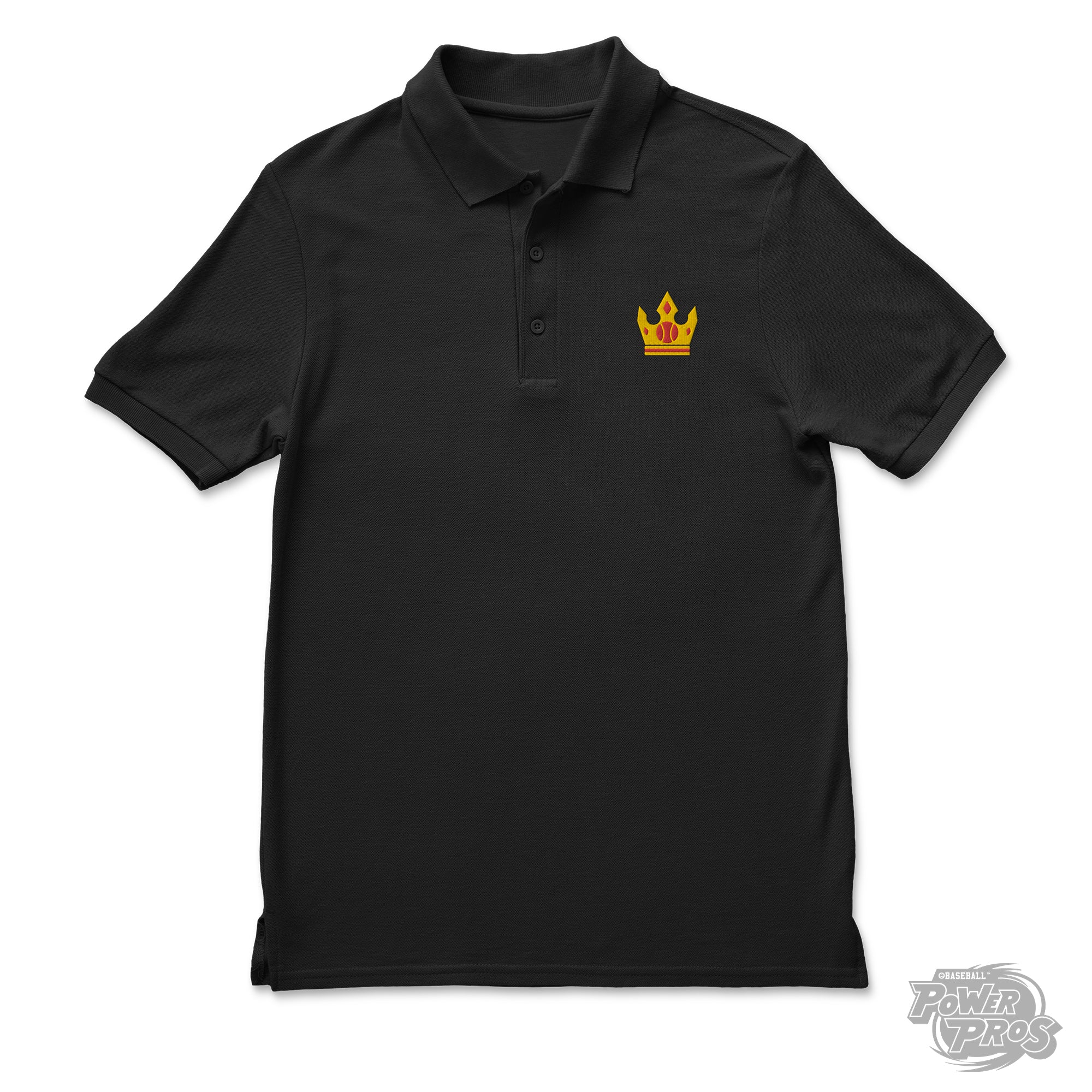 Polo Baseball King Crown con corona ricamata