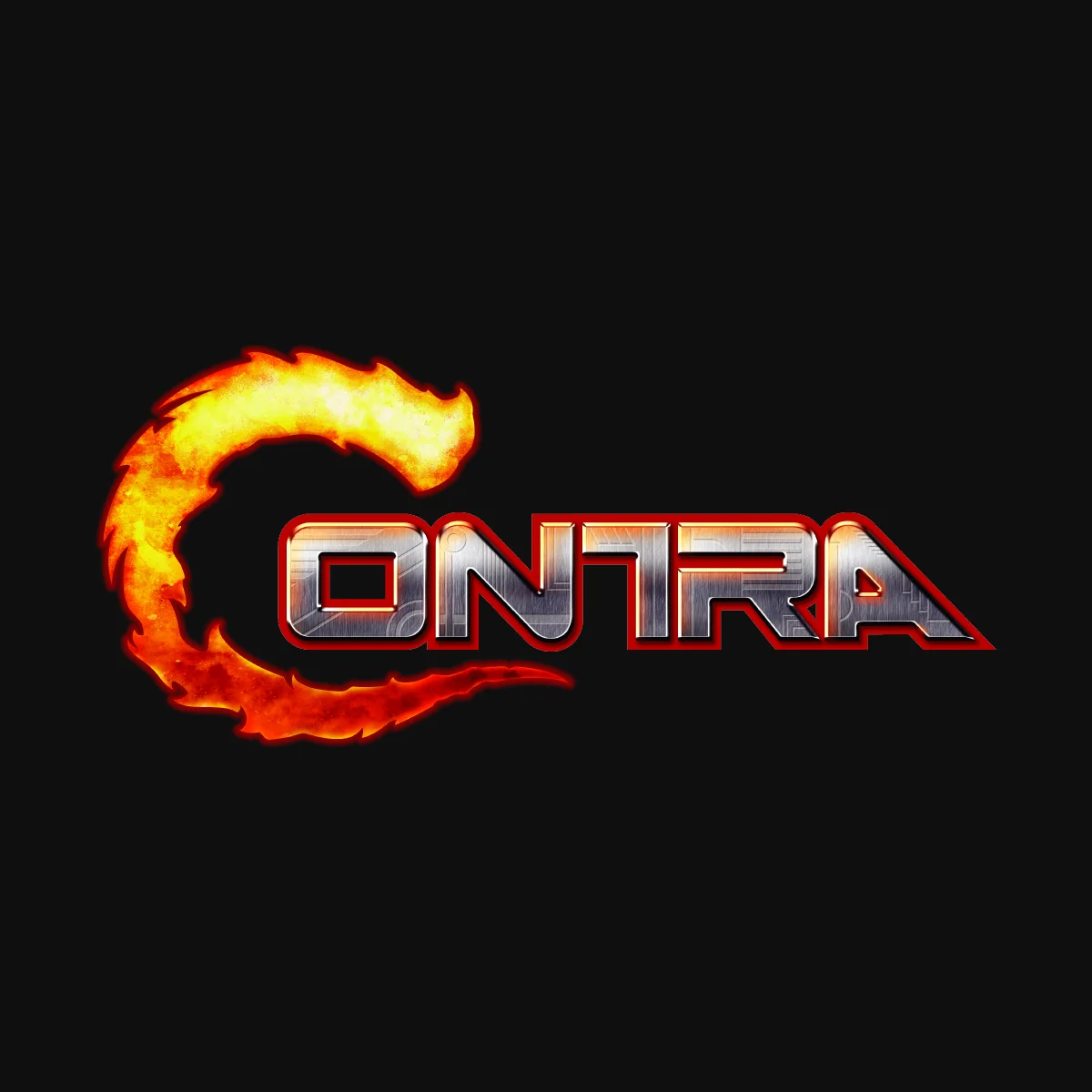 T-shirt Contra 35th Anniversary con logo classico