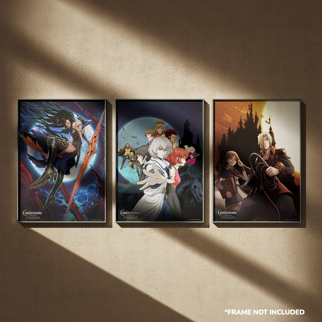 Castlevania Dominus Collection Poster Bundle with Gothic Game Art Prints