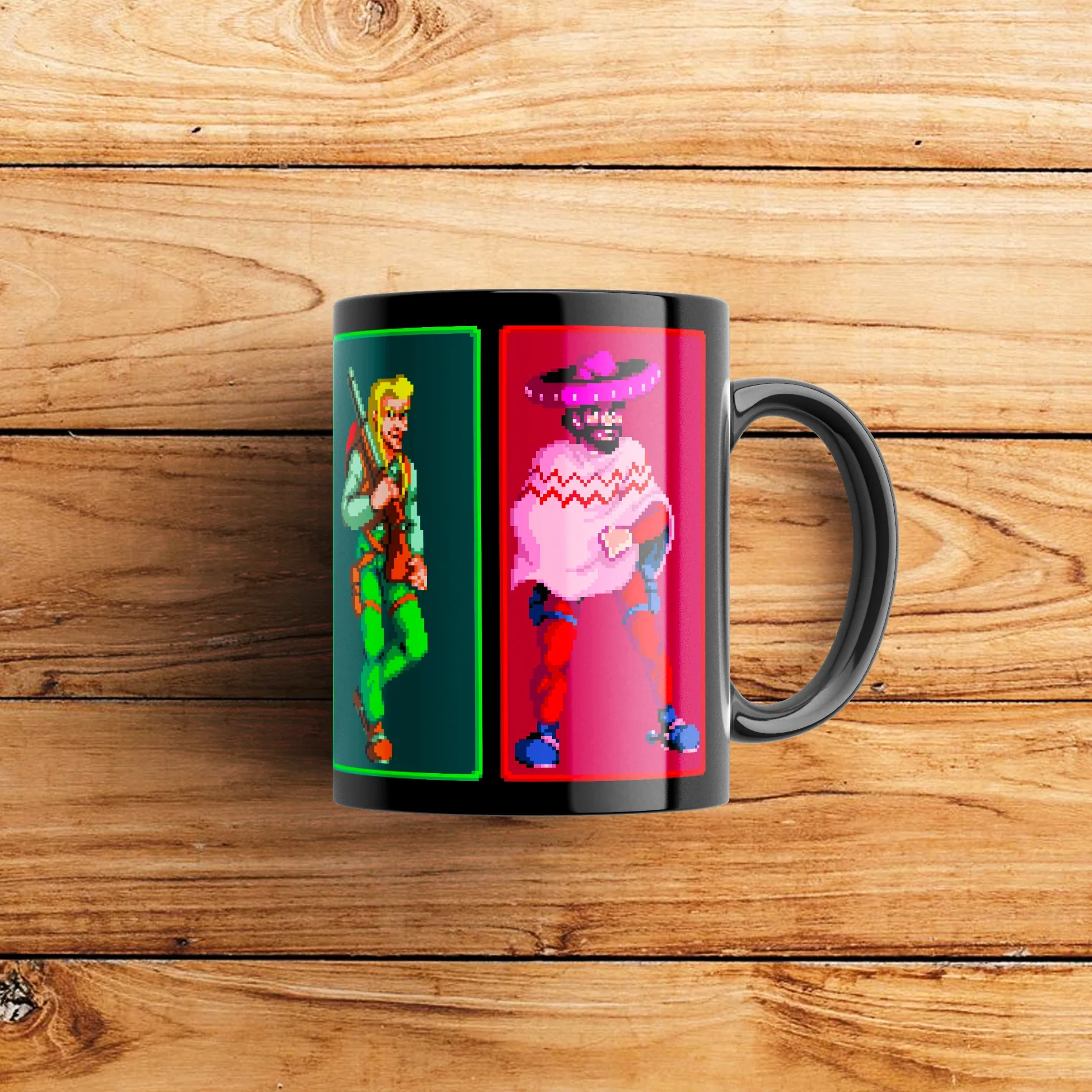 Choose Your Player Black Glossy Ceramic Mug