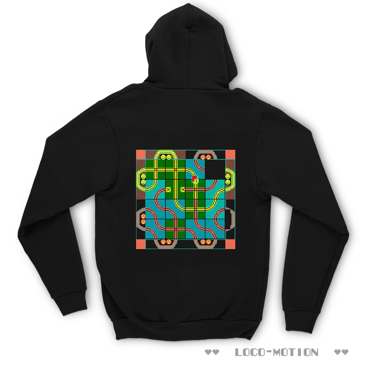 Locomotion Hoodie Cotton Poly Fleece Pullover with Pouch Pocket
