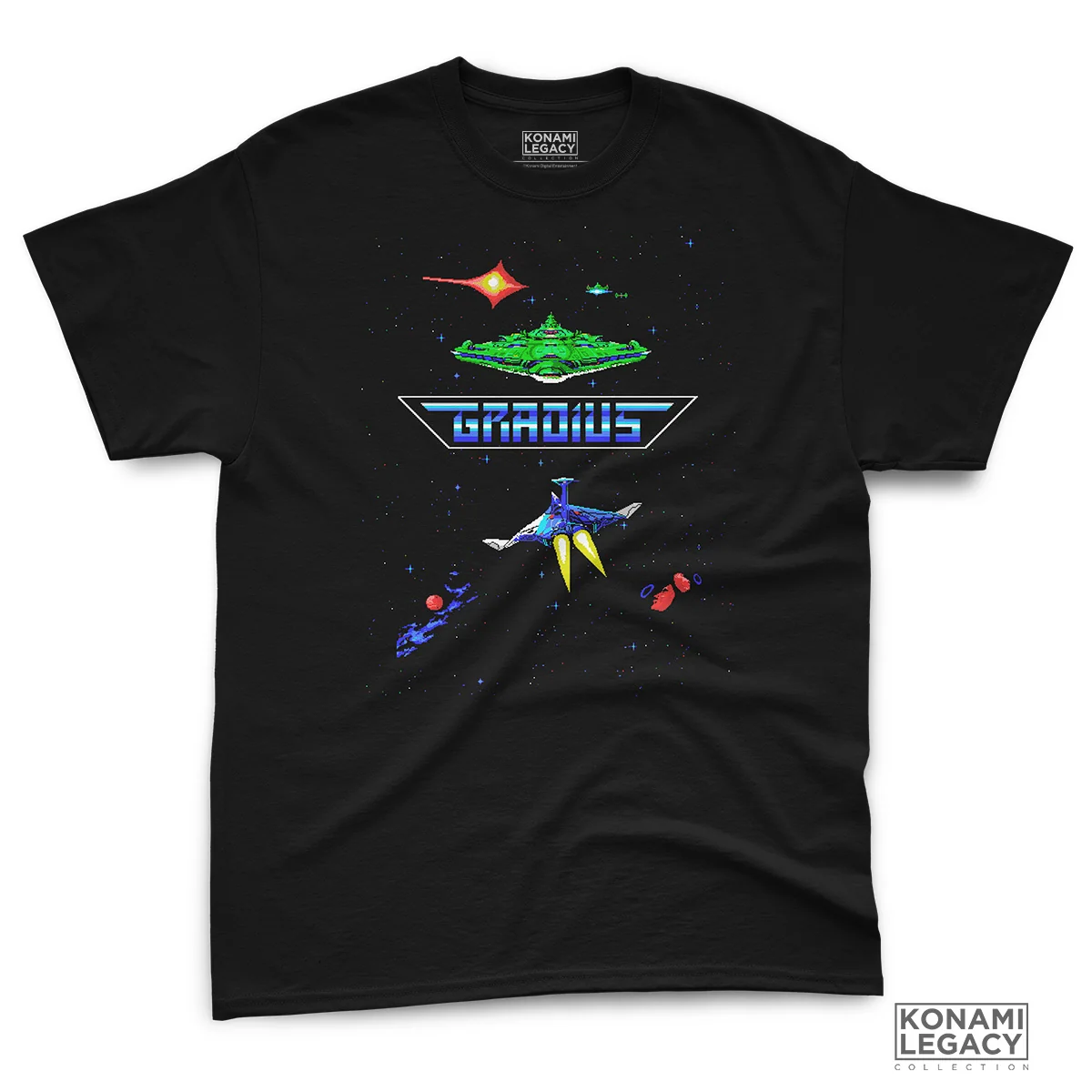 Gradius Space Battle -t-paita klassisten arcadepelien faneille