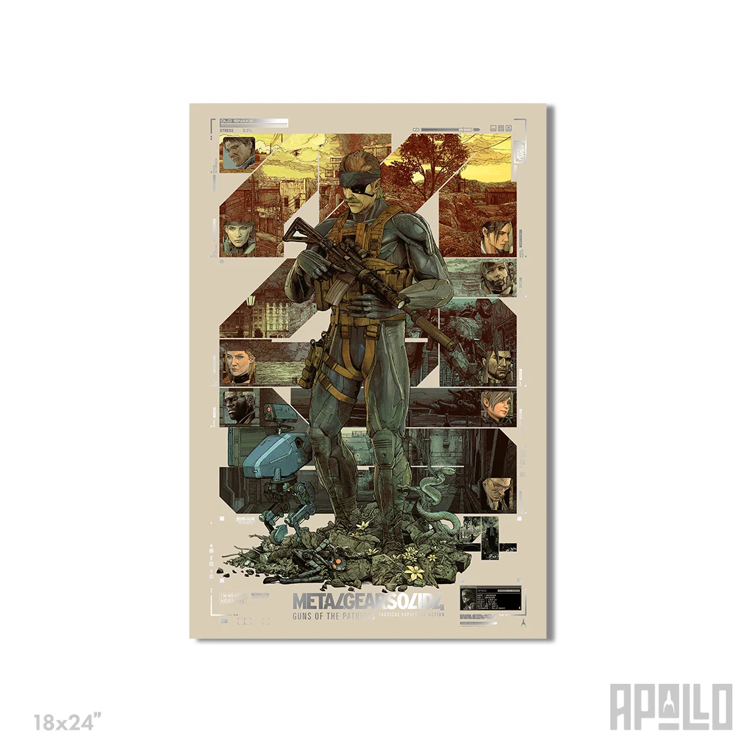 Metal Gear Solid 4: Guns of the Patriots by Krzysztof Domaradzki - Silver Metallic OKS GEAR Exclusive