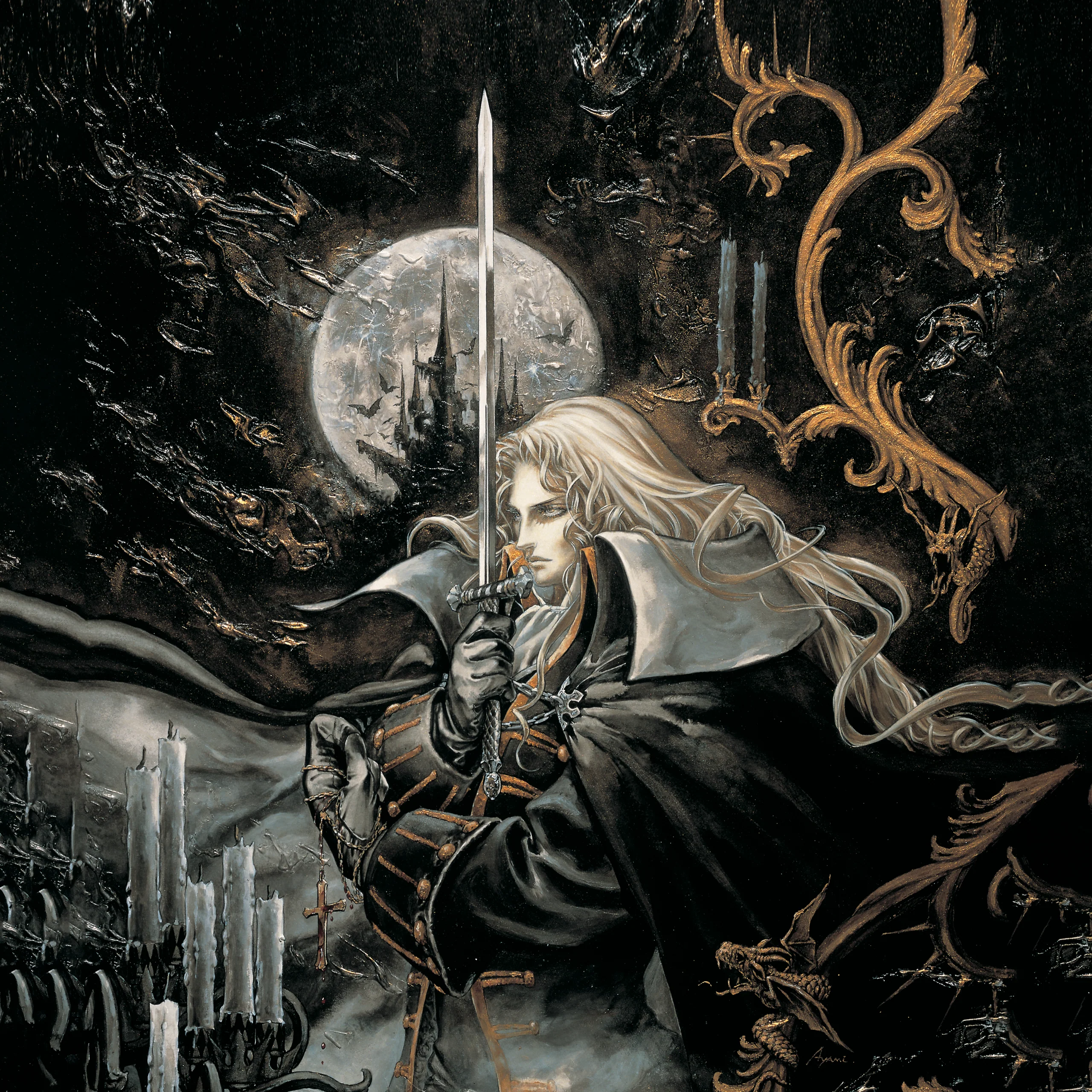 Cojín Alucard Requiem Castlevania 18x18