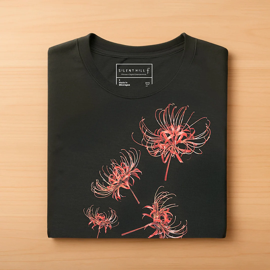 Unisex bawełniany T-shirt SILENT HILL f Erosion Flower
