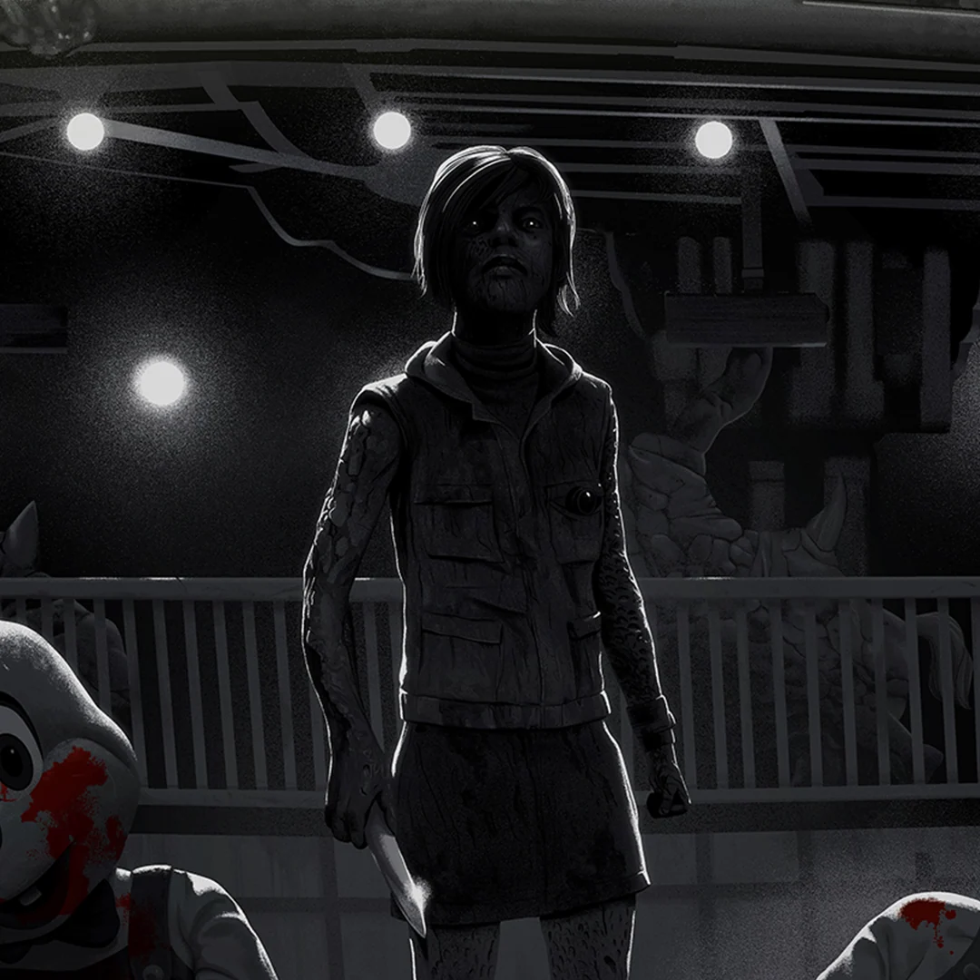 SILENT HILL 3 限量版藝術海報 單色版 Chris Koehler 出品