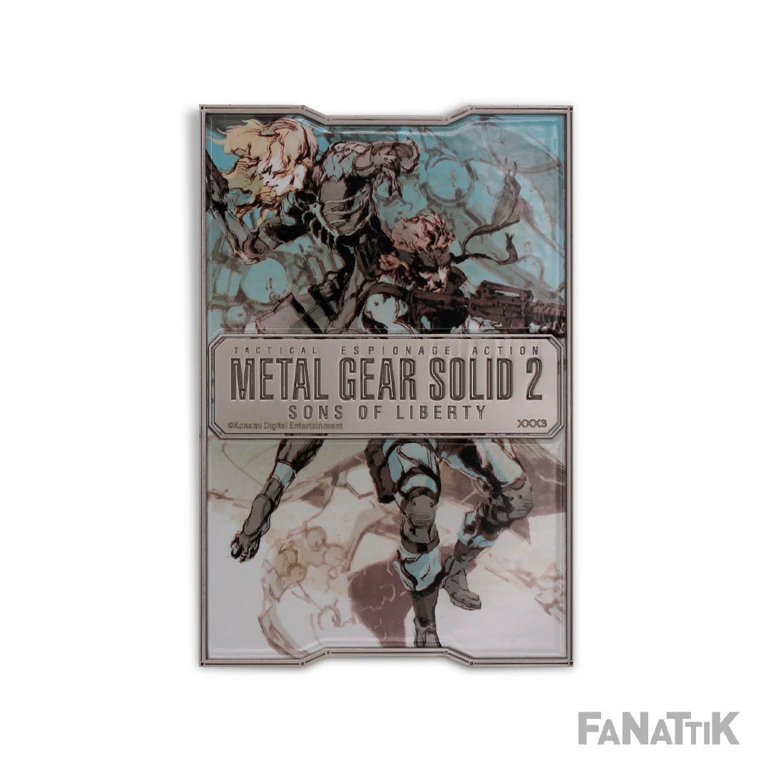 Lingot Snake Metal Gear Solid 2, objet collector en métal édition limitée