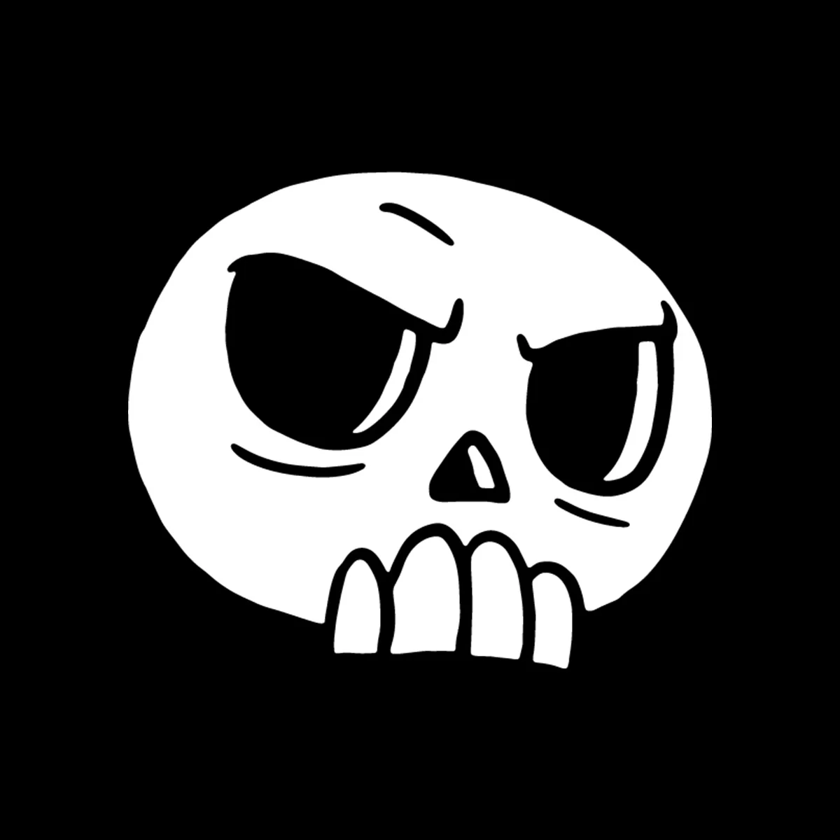 Skelly Beanie aus weichem, dehnbarem Acryl-Strick