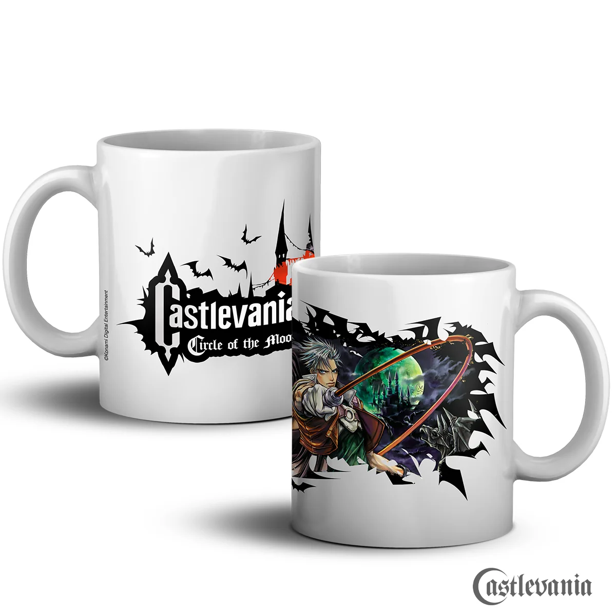 Castlevania Circle of The Moon White Ceramic Mug