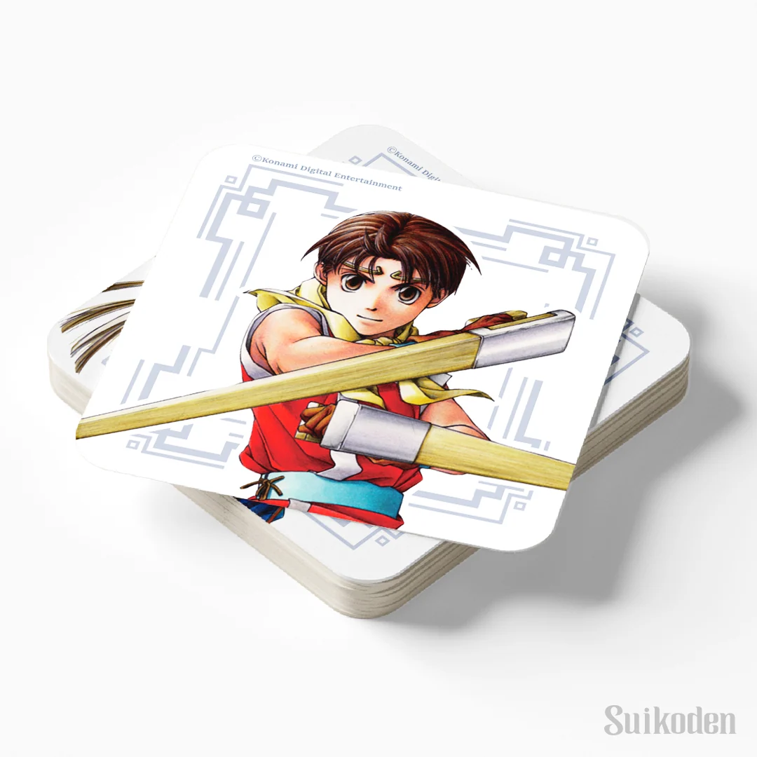 Suikoden I & II HD Remaster Coaster Set of 6 with Cork Backing