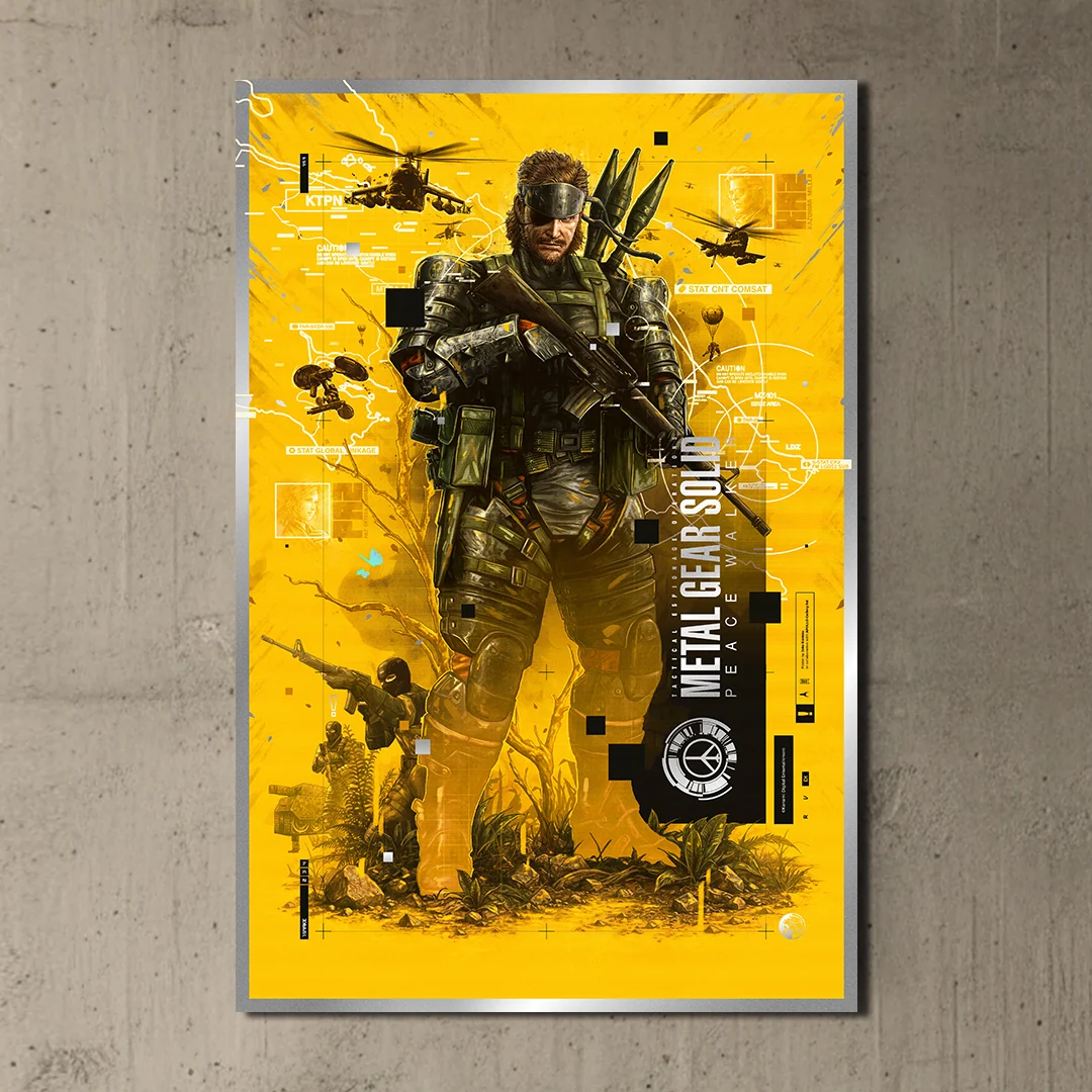 Metal Gear Solid: Peace Walker af Jake Kontou - Silver Metallic OKS GEAR Exclusive