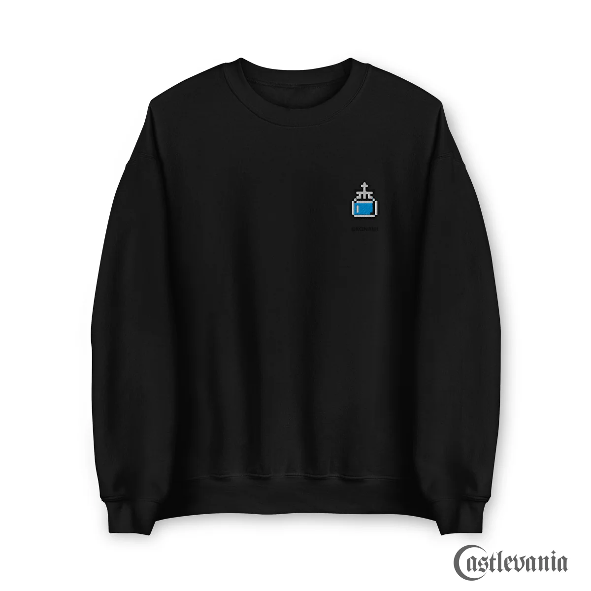 Holy Water Pixel Sweatshirt Warm Classic Fit Pullover