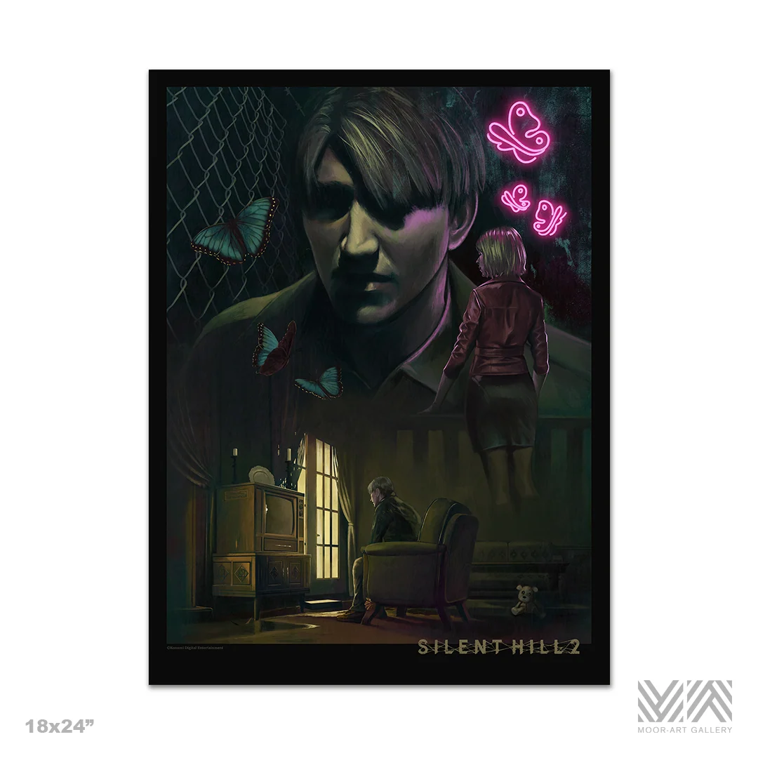 SILENT HILL 2 (REMAKE) Pôster de Arte Edição Limitada