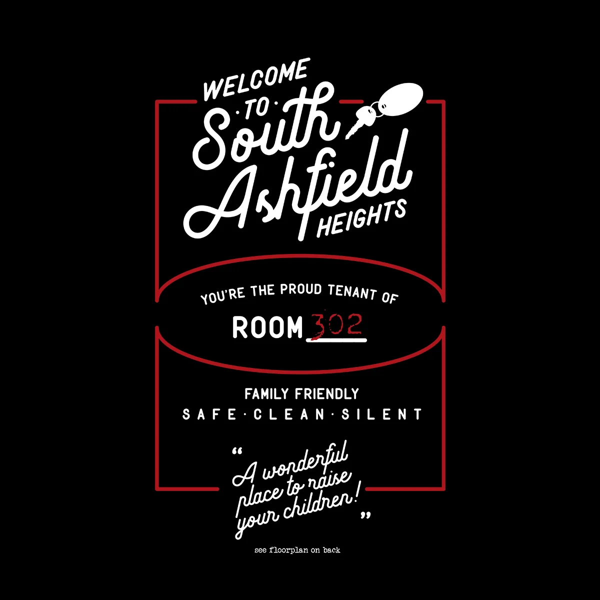 Silent Hill 4 South Ashfield Heights 短袖T恤