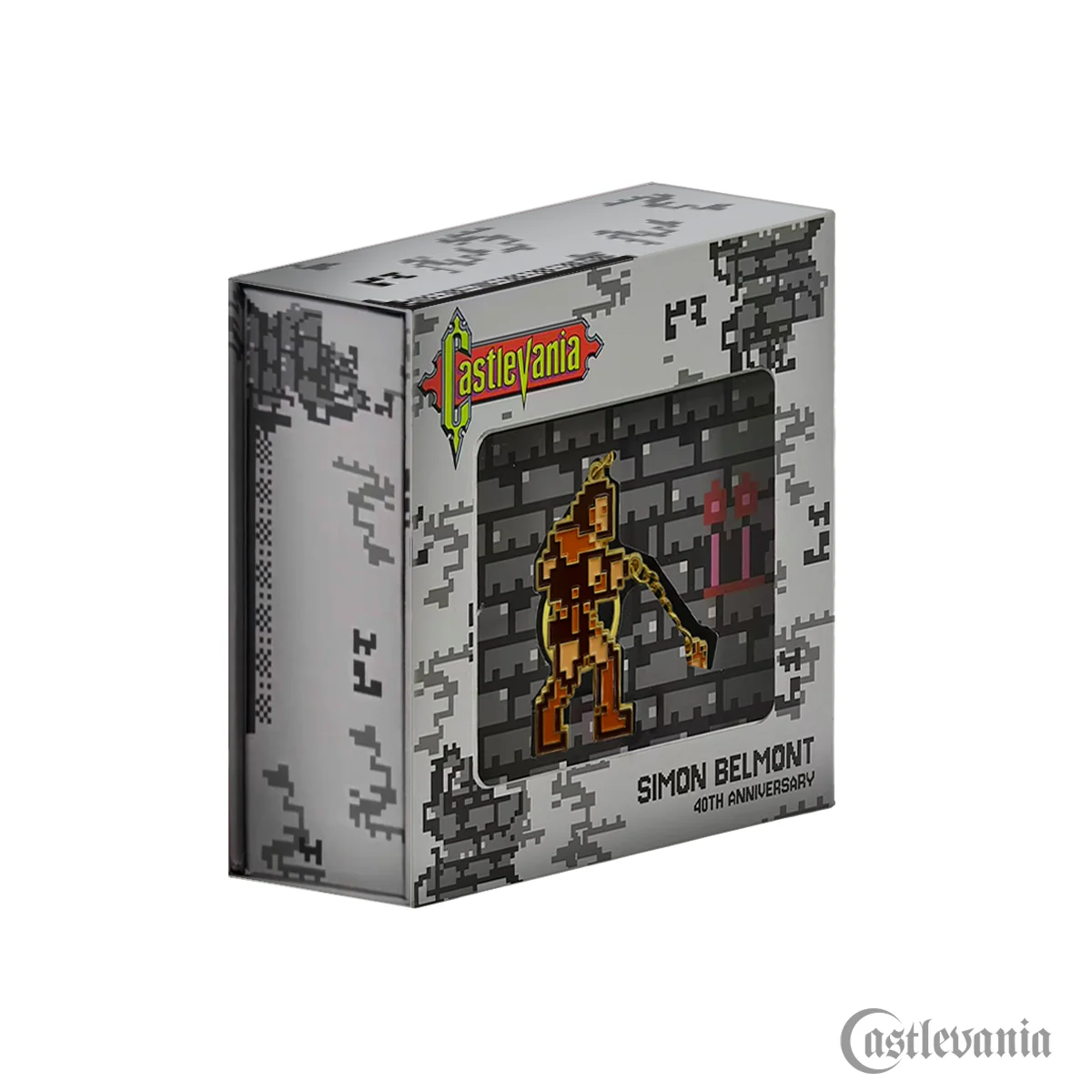 Castlevania 40th Anniversary Simon Belmont -avaimenperä, sinkkiseosta