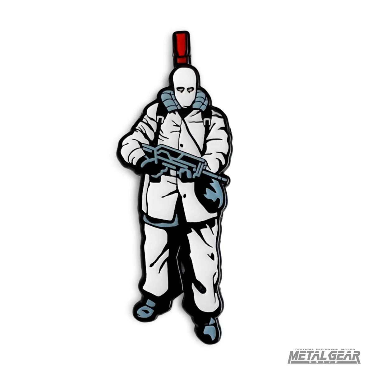 Metal Gear Solid Genome Soldier blød emaljenål med alert-symbol