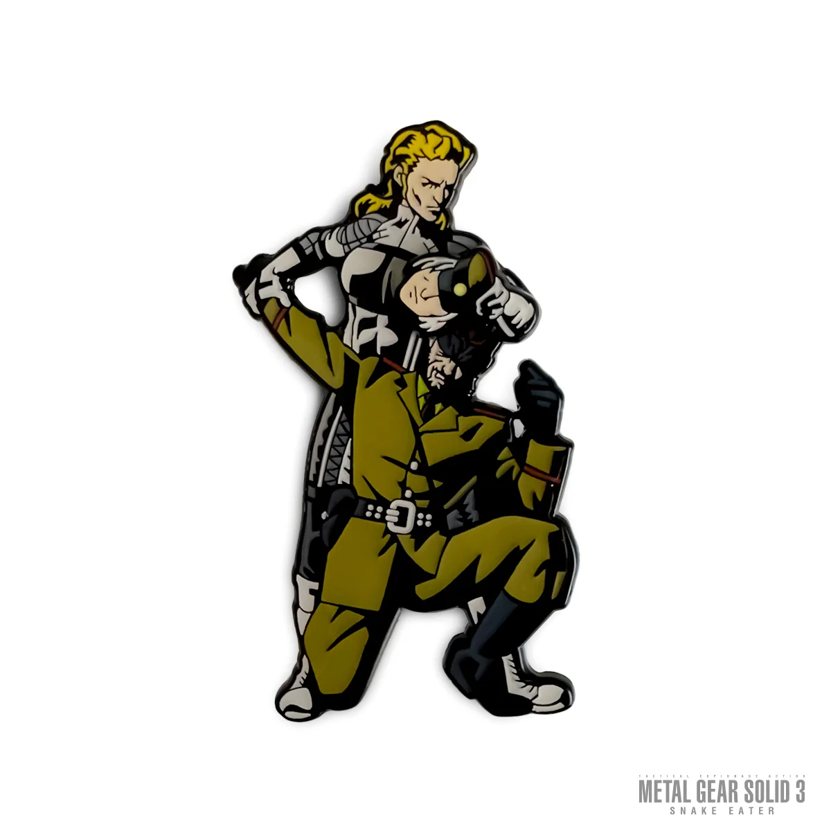 Metal Gear Solid 3 Snake Unmasked Soft Enamel Pin