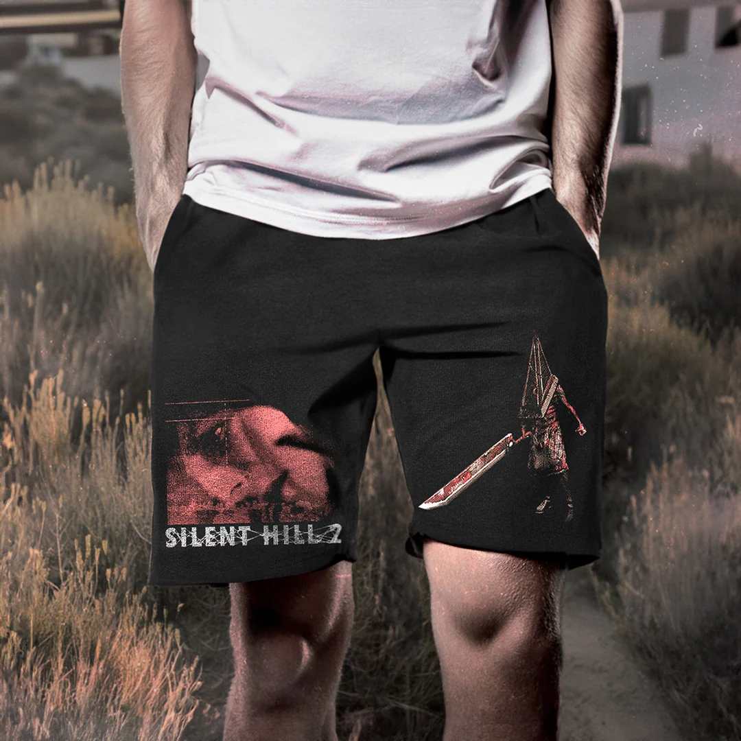 Silent Hill Red Pyramid Thing Shorts OKS Exclusive Color Way