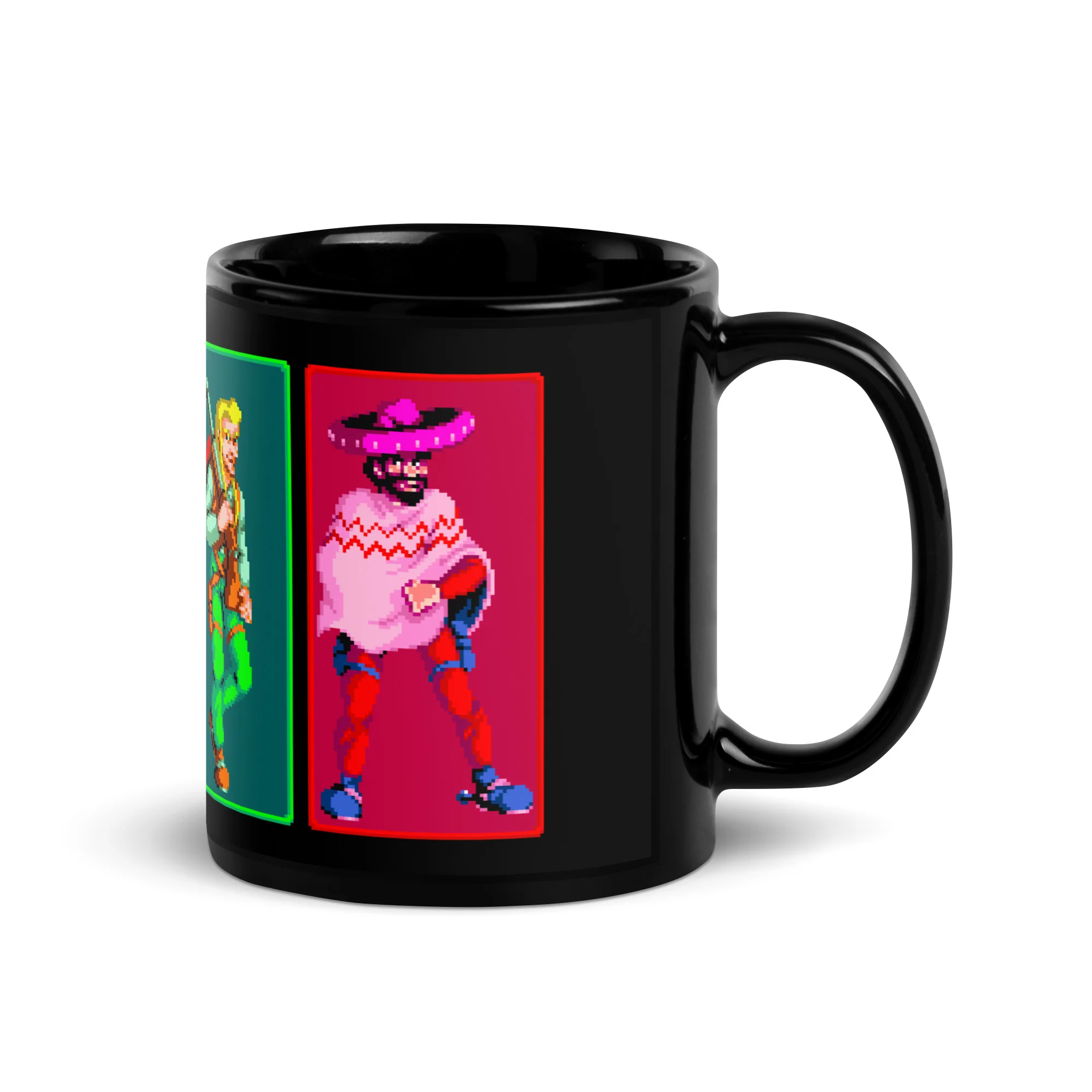 Choose Your Player Black Glossy Ceramic Mug