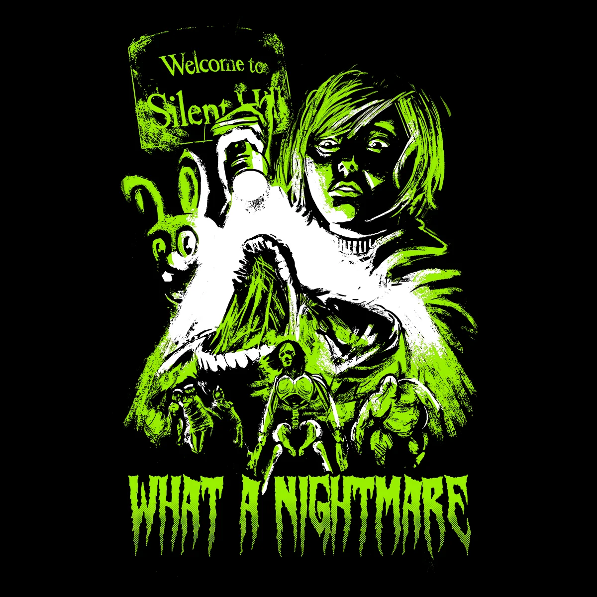 What a Nightmare Silent Hill 3 Cotton Unisex T-Shirt