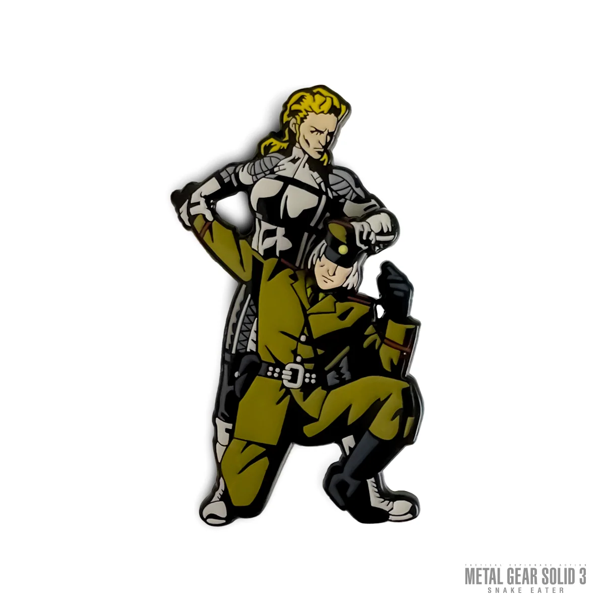 Metal Gear Solid 3 Snake Unmasked Soft Enamel Pin