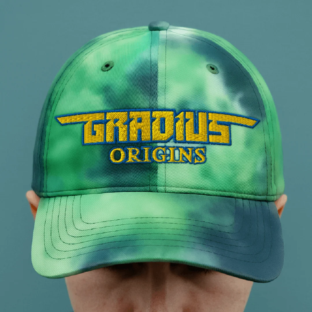 Gradius Origins Tie-Dyed Dad Hat in Soft Cotton