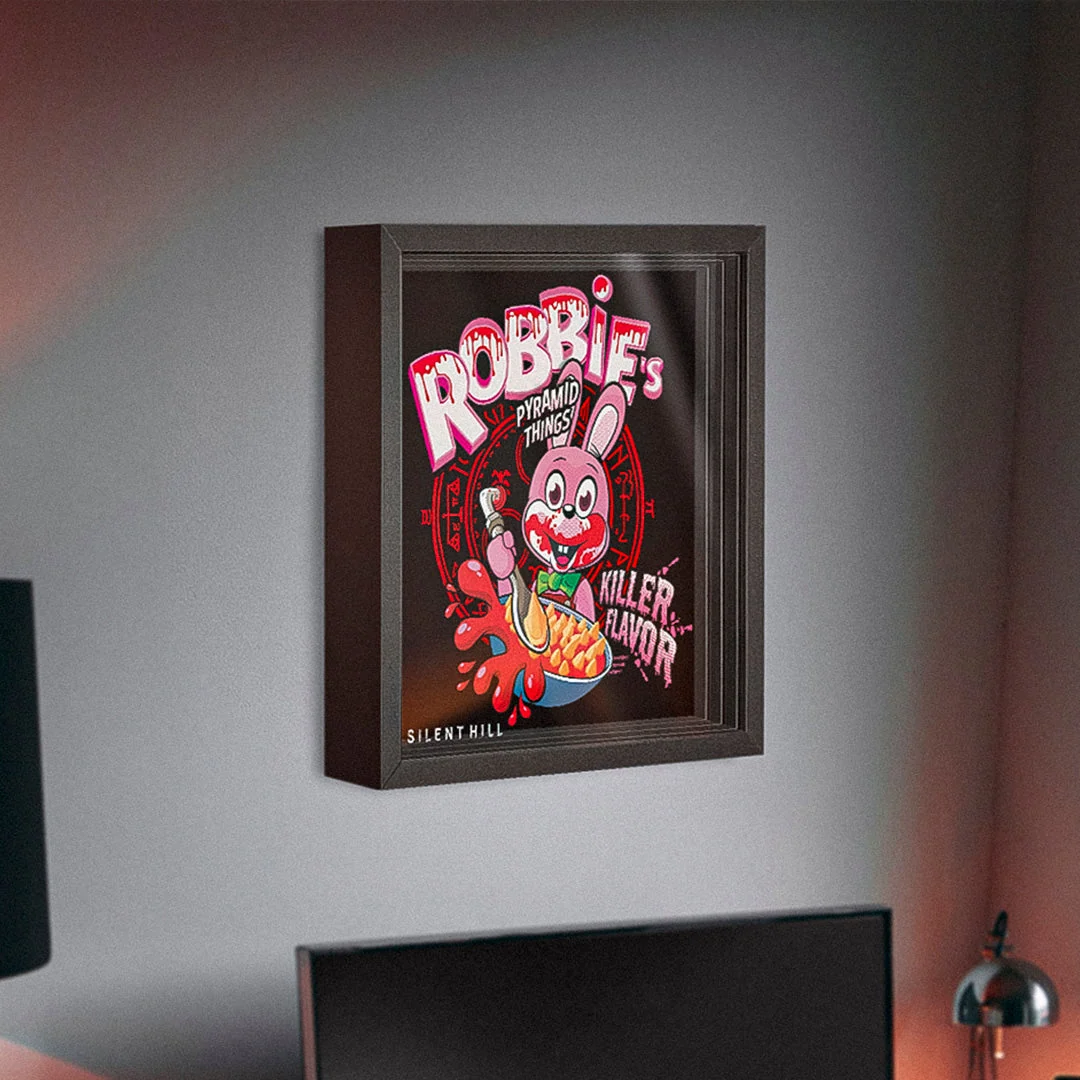 Robbie's Pyramid Things Shadowbox Art Collectible Wall Piece