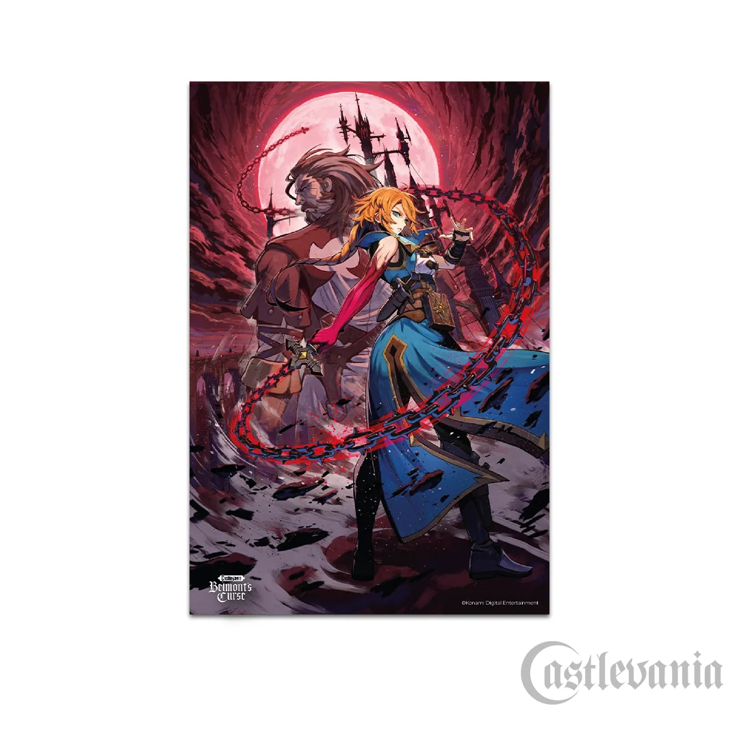 Castlevania Belmont's Curse -julistetaide, 18x24 tuumaa