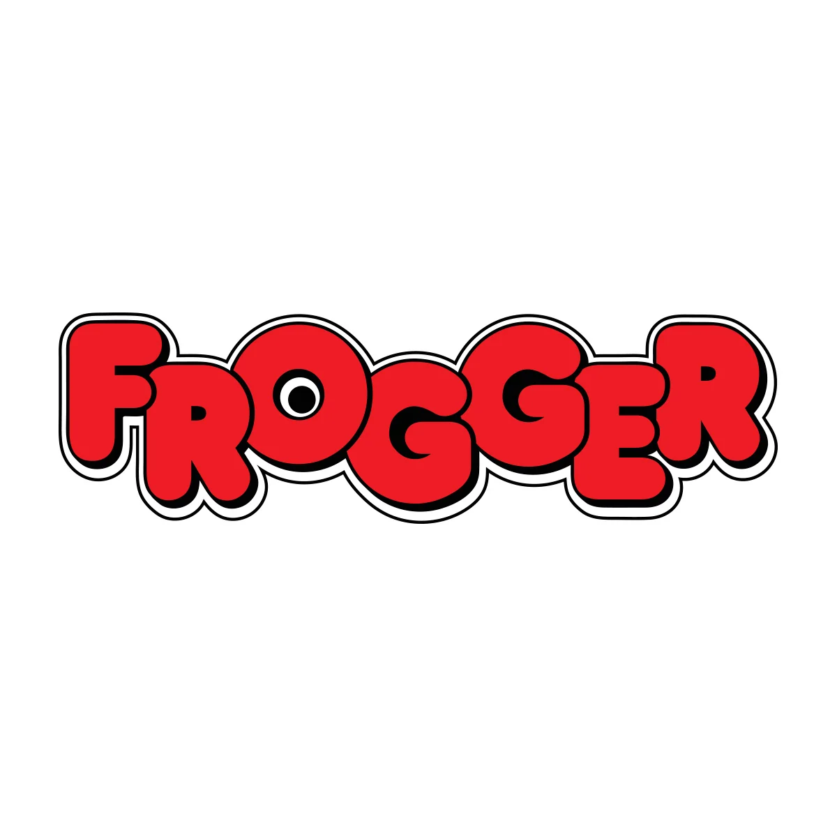 Frogger Logo T-Shirt Retro Arcade Frog Graphic Tee