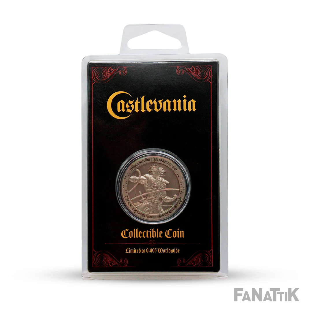 Castlevania Limited Edition samlermynt med Simon Belmont-sitat