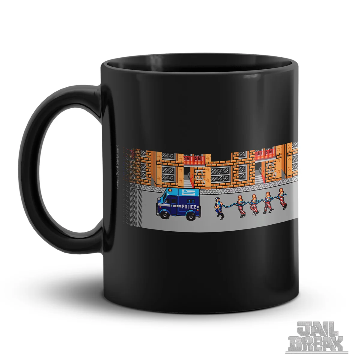 Jail Break svart mugg