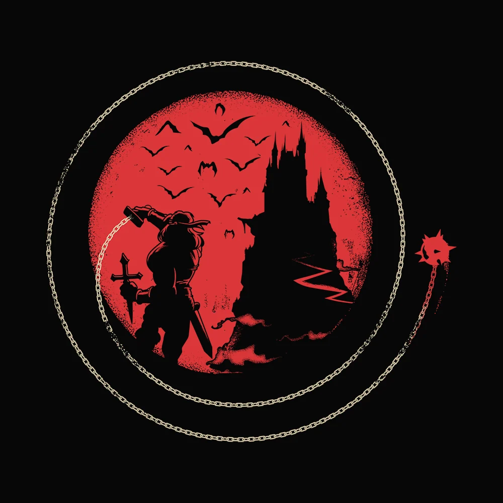 Blood Moon T-Shirt Ring-Spun Cotton Tee for Men and Women