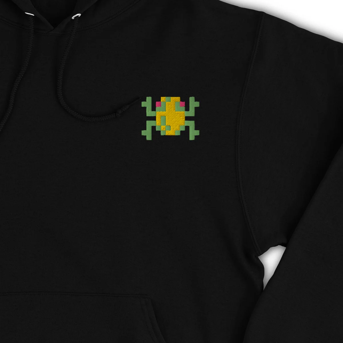 Sudadera con capucha Frogger, sudadera retro arcade con rana
