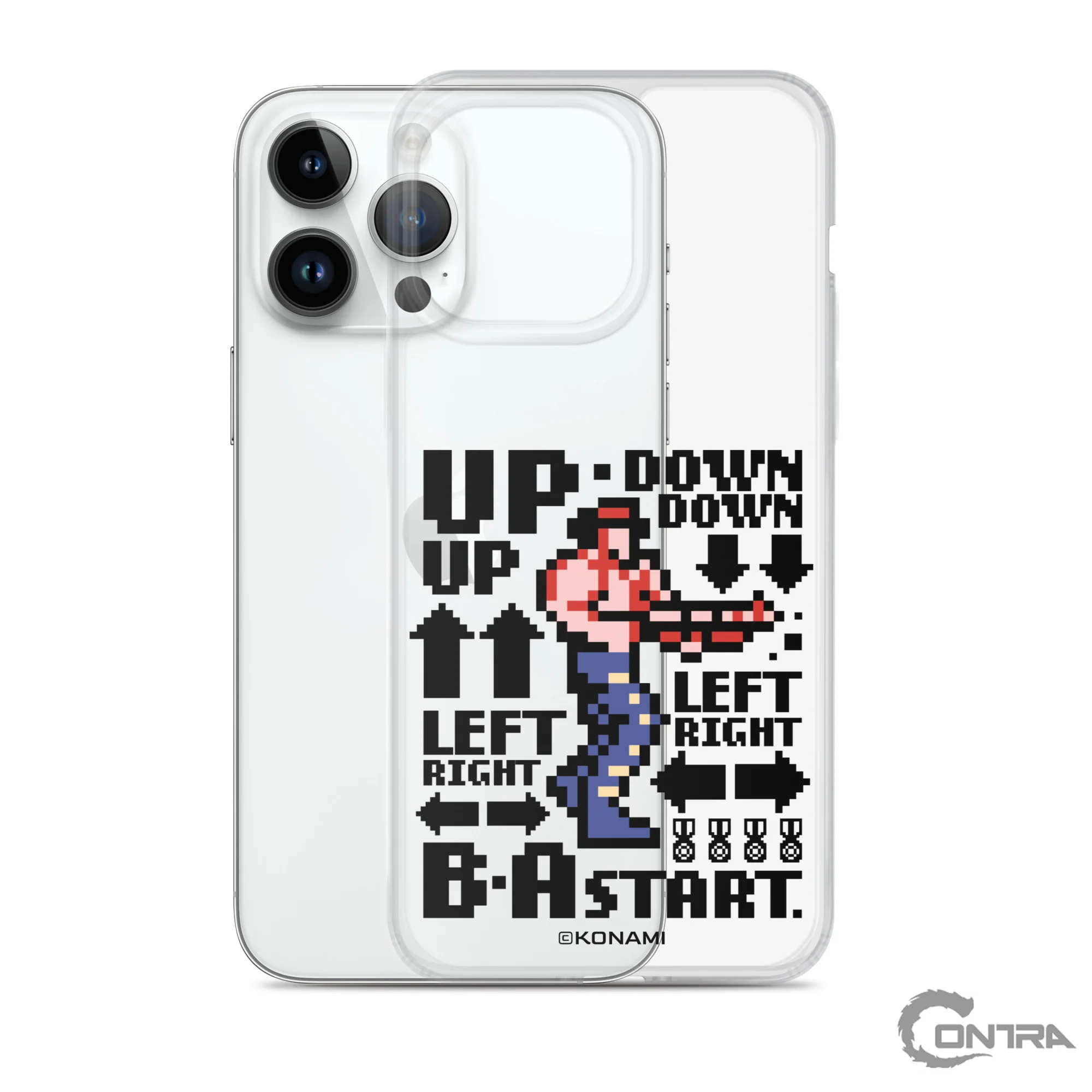 Contra Clear Case for iPhone® with Solid Back and Flexible Sides