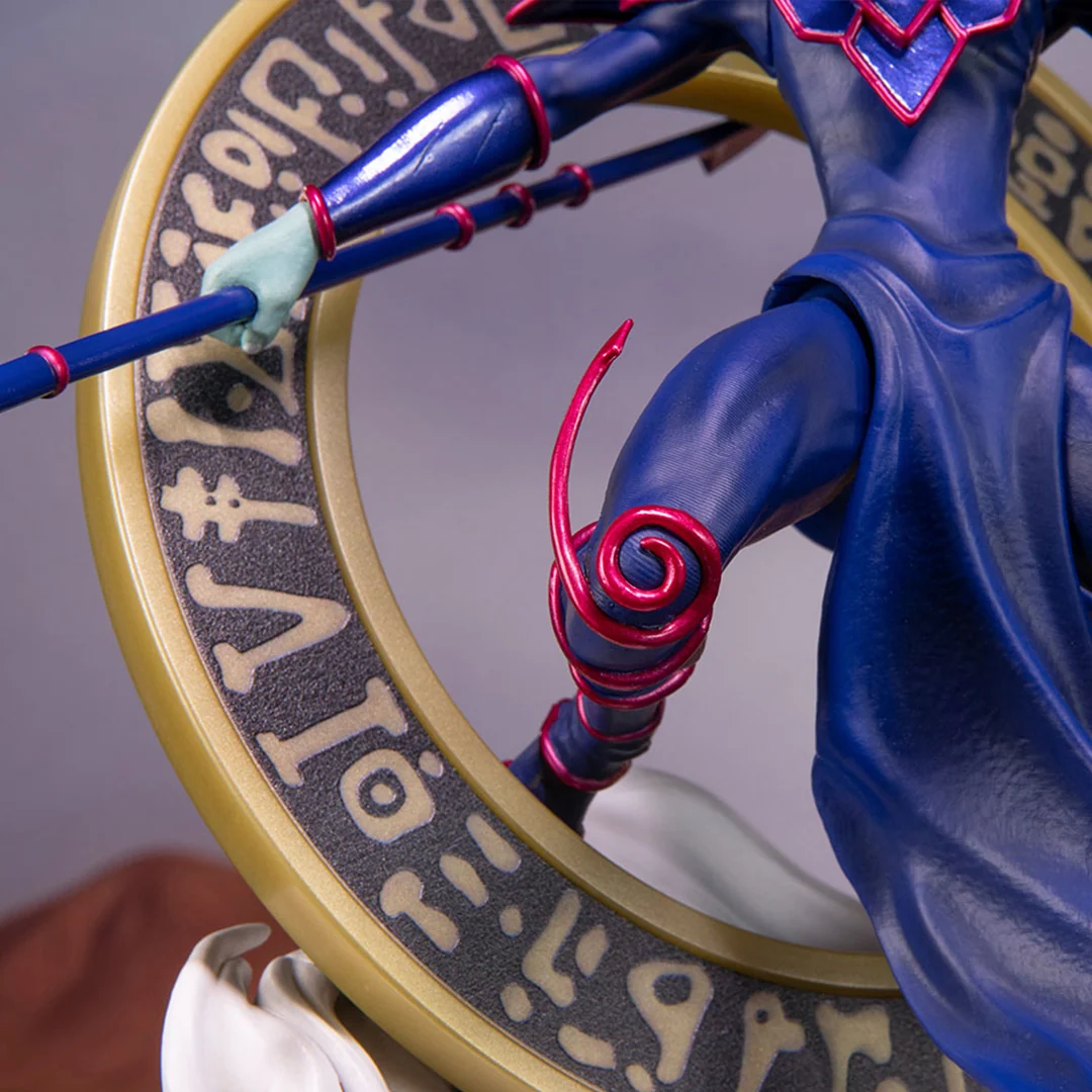 Yu-Gi-Oh! Dunkler Magier PVC-Figur blaue Variante Standard Edition von First 4 Figures
