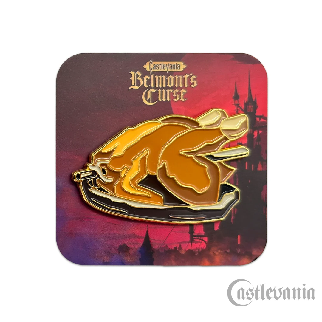 Castlevania Belmont's Curse Roasted Chicken emaljenål