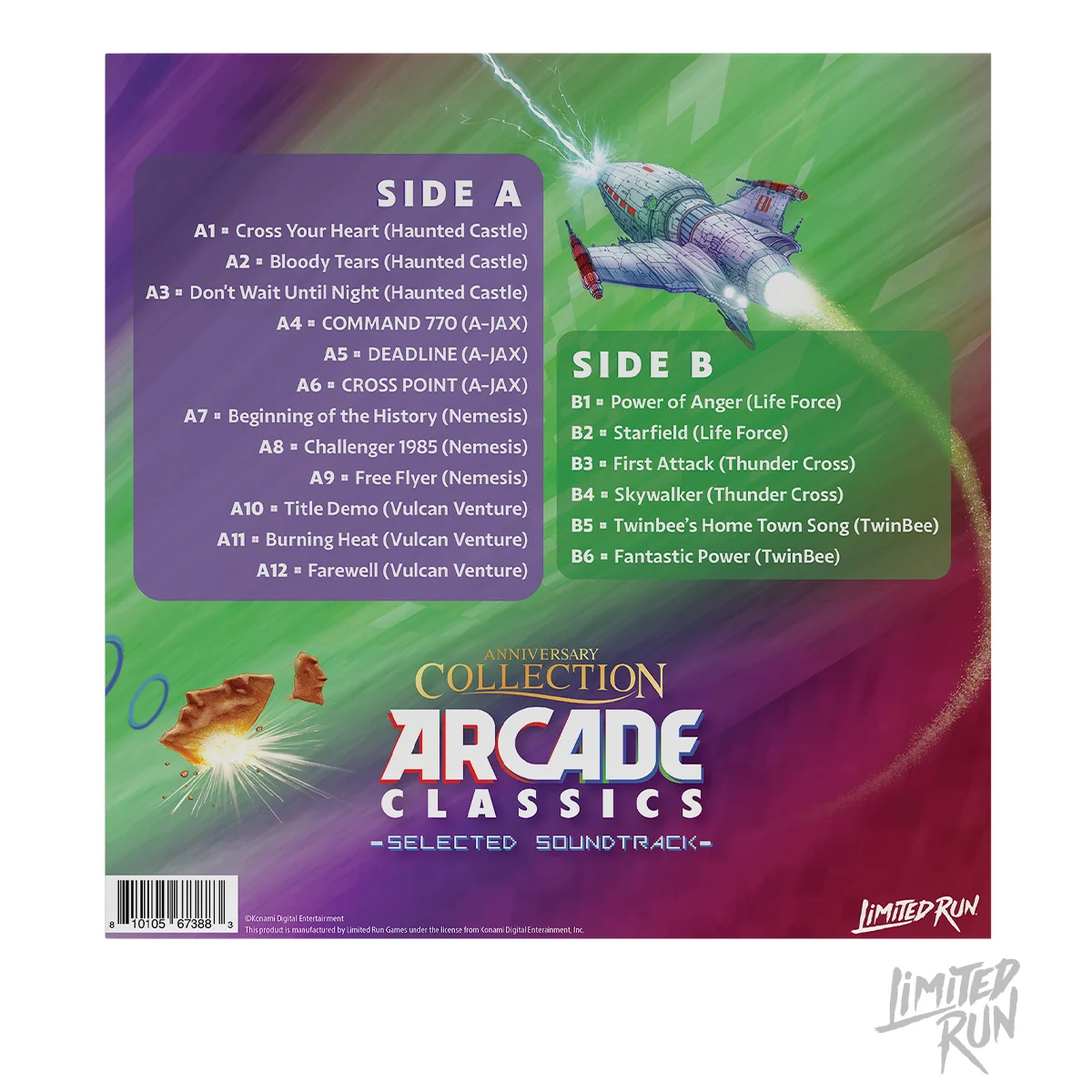 Arcade Classics Anniversary Collection LP Video Game Soundtrack Vinyl