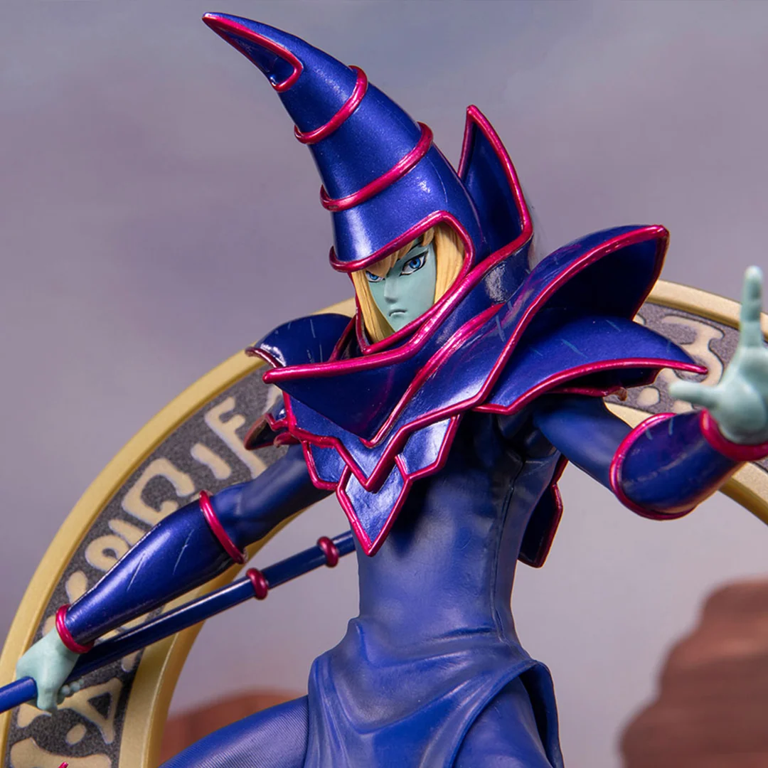 Yu-Gi-Oh! Dunkler Magier PVC-Figur blaue Variante Standard Edition von First 4 Figures