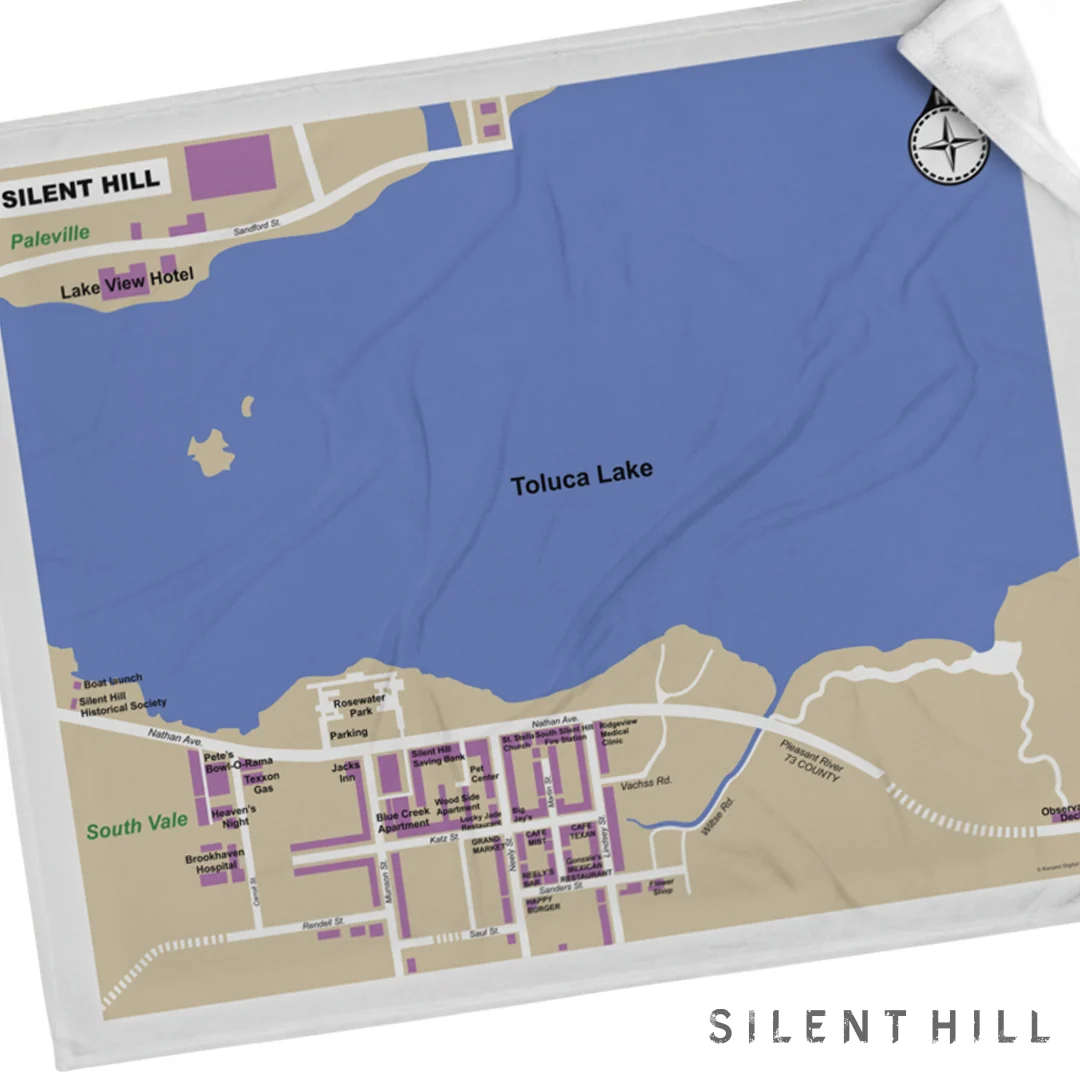 SILENT HILL 2 Map Throw Blanket