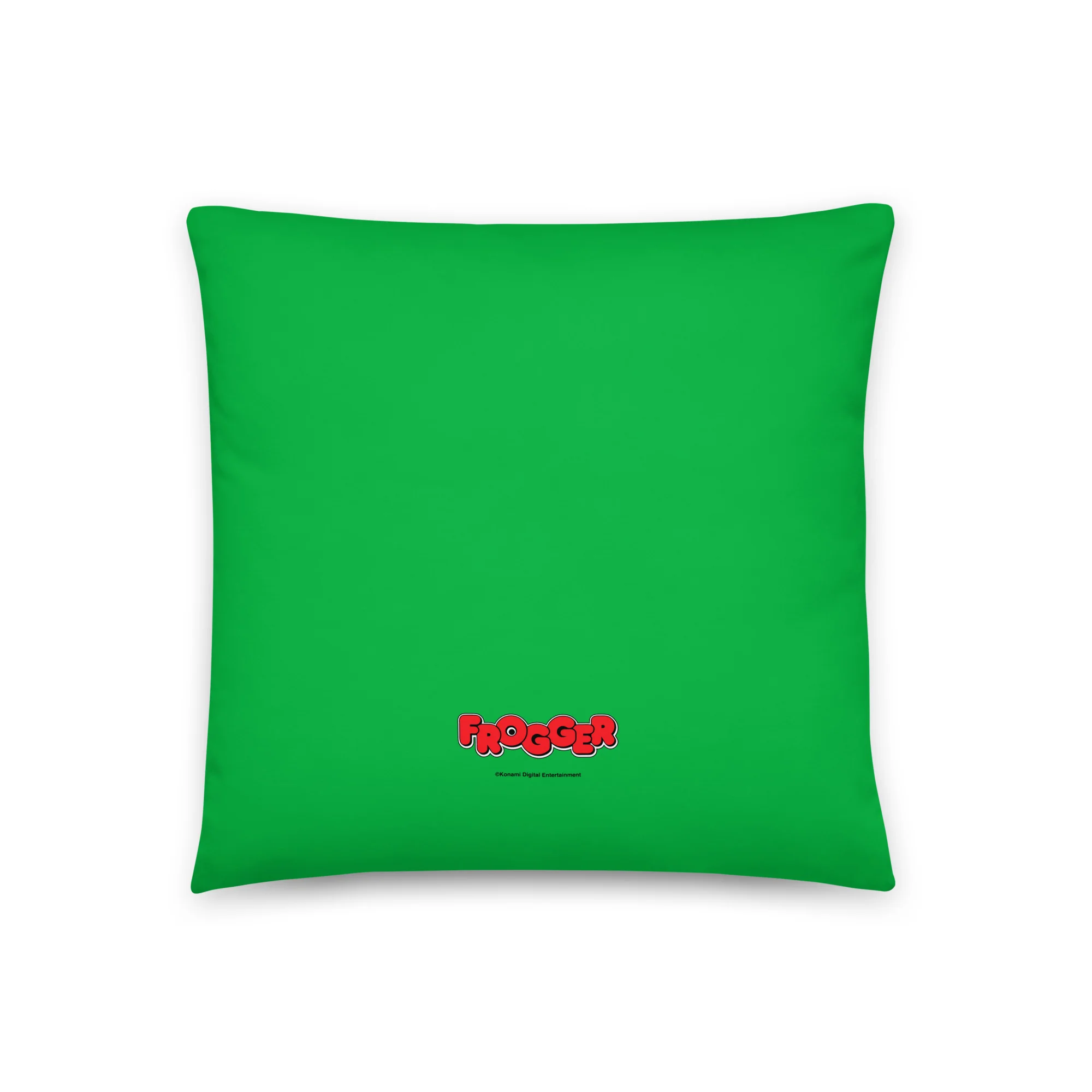 Almofada Decorativa Frogger Green 18x18 Retro Arcade
