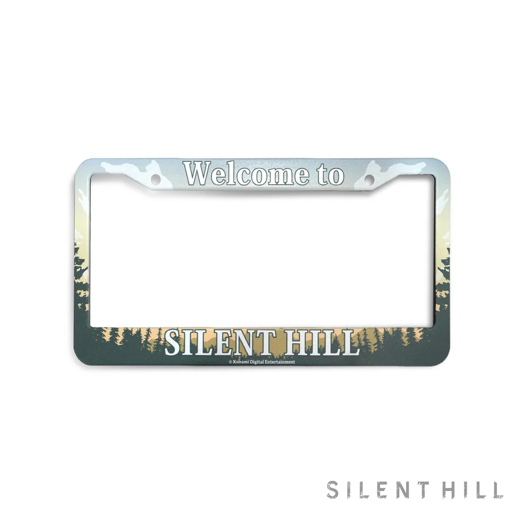 SILENT Hill Forest nummerpladeholder - horror-biltilbehør i aluminiumslegering