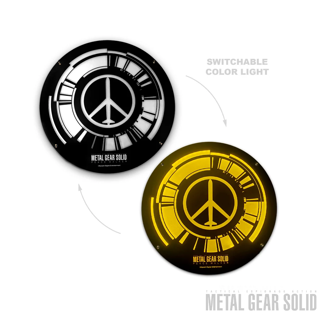 Metal Gear Solid: Peace Walker LED Logo Lamp